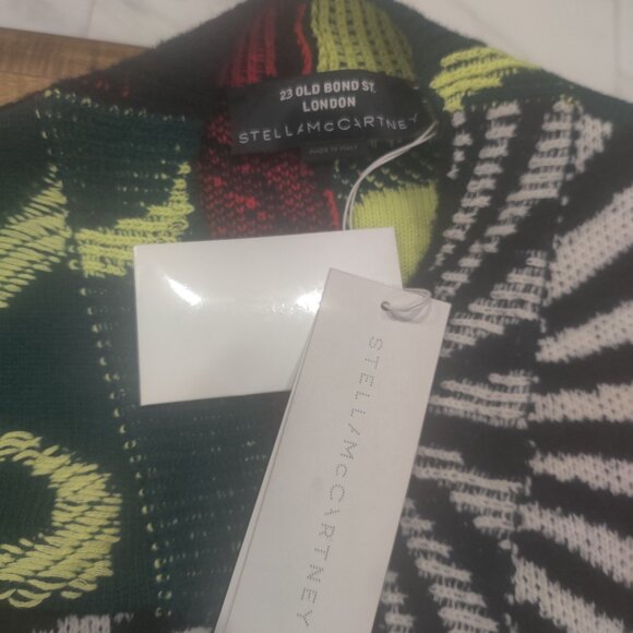 STELLA McCARTNEY for ED CURTIS Wool Cardigan Size S New oversized $1961 - Picture 3 of 5